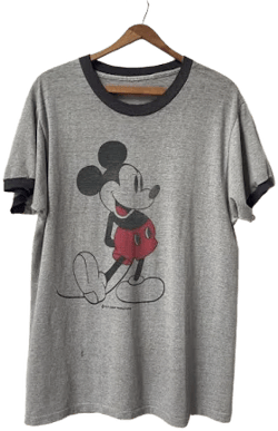 1970's Mickey Mouse Ringer T-Shirt