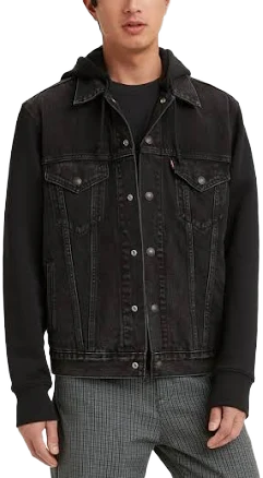 Levi's Men's Hybrid Hoodie Trucker Jacket