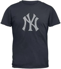 New York Yankees NY Logo Soft T-Shirt
