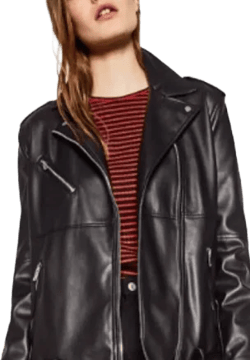 Zara Women's Motorcycle Faux Leather Pre-own