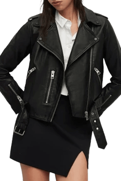 ALLSAINTS Balfern Leather Biker Jacket
