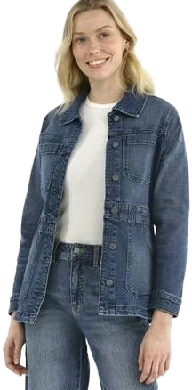 Time and Tru Women's Denim Utility Jacket