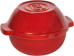 Emile Henry Ceramic Bread/Potato Cooker | Burgundy