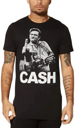 Spencer's Finger Johnny Cash T-Shirt