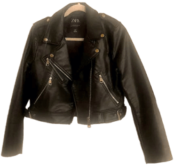 Zara Faux Leather Biker Jacket