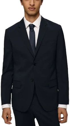 H&M Men's Slim Fit Wool-Blend Jacket