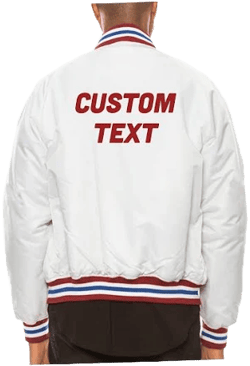 Personalized Varsity Button Up Jacket