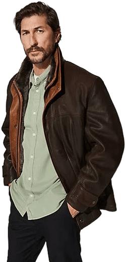 Overland Jack Frost Shearling Leather Coat