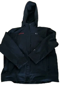 Men's Snap On Heated Jacket with Hood and Battery Pack