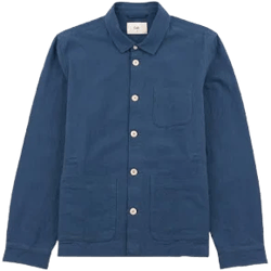 Folk Men's Cotton Linen Assembly Jacket