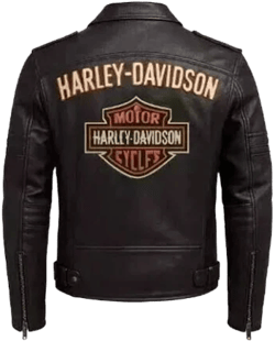 Harley Davidson Men's Real Cowhide Leather Motorcycle Jacket