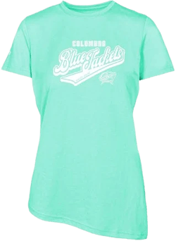 Levelwear Women's Columbus Blue Jackets Birch Sweep T-Shirt