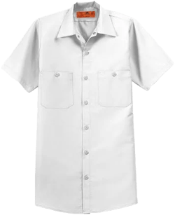 Joe's USA Men's Industrial Short Sleeve Work Shirt