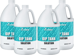 Ecotex® Dip Tank Solution 2 in 1 Emulsion Remover and Ink Remover for Screen Printing - Take The Hard Work Out of Reclaiming Your Screen Printing Screens with Our Dip Tank Solution. 4 x 1 Gallon - 128 oz.