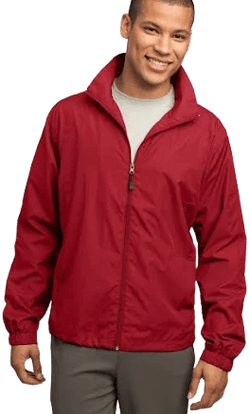 Sport Tek Men's Full Zip Wind Jacket JST70