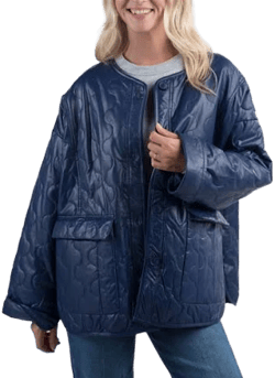 Ashlyn Quilted Vegan Leather Jacket