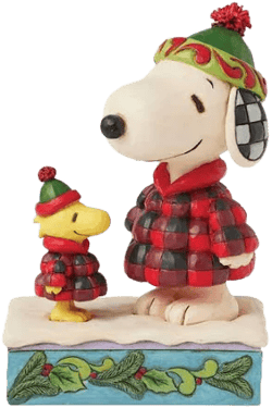 Jim Shore Peanuts Snoopy & Woodstock Puffer Figurine