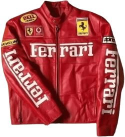 Ferrari Men's Vintage Leather Jacket