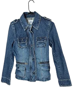 Old Navy Women's Y2k Cotton Denim Jean Jacket
