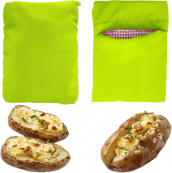 KR. LIF 2 PACK Baked Potato Microwave Bag – Reusable Potato Express Microwave Pouch & Sleeve Cooker for Beaking