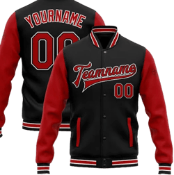 Men's Varsity Letterman Bomber Jacket