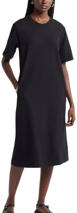 Nordstrom Stretch Cotton Midi T-Shirt Dress