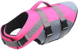 Rescue Handle Durable Comfortable Reflective Strips Swimming Vest Dog