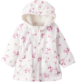 Carter's Baby Girls Girl Floral Long-Sleeve Anorak Jacket