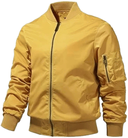 Funicet Men's Lightweight Soft Flight Bomber Jacket