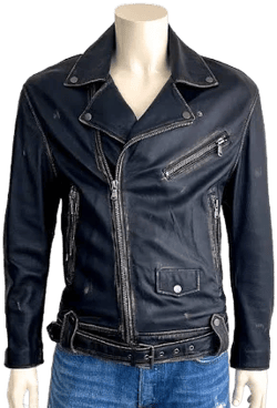 Zara Black Leather Biker Jacket