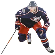 Columbus Blue Jackets Nick Foligno Signed Dark Jersey 11x14