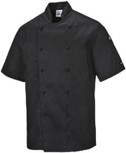 Chef kitchen wear Kent Short sleeve Unisex Chefs Jacket Portwest C734