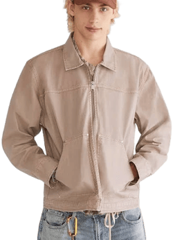 Aeropostale Men's Cotton Canvas Mechanic Jacket