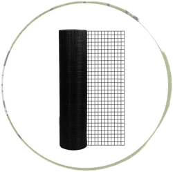 24 inch x 100 ft Black Vinyl Coated Hardware Cloth