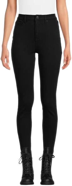 Time and Tru Women's High Rise Skinny Jeans