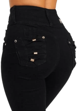 ModaXpressOnline Women's High-Rise Butt Lifting Skinny Jeans