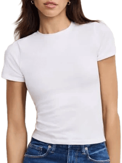 Women's Good American Super Stretch Baby T-Shirt