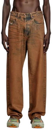 Diesel Men's 2001 D-Macro Relaxed Fit Jeans