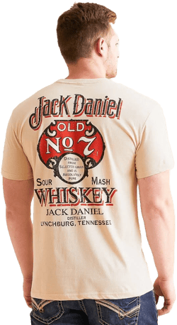 Vintage Jack Daniel's Men's T-Shirt with Buckle