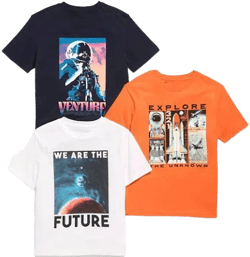 Old Navy Kids 3-Pack Short-Sleeve Graphic T-Shirts
