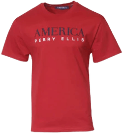 Perry Ellis America Men's Chest Logo Short Sleeve T-Shirt
