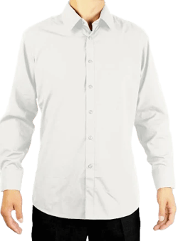 Giovanni Men's Solid Color Dress Shirt