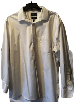 Stafford Shirts White Button Up Dress Shirt