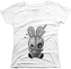 Design By Humans Bad Bunny Graphic T-Shirt