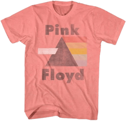Pink Floyd Pink Floyd Coral Silk Heather Adult T-Shirt