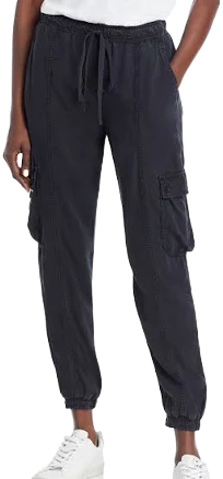 Bella Dahl Women's Cropped Cargo Track Pants