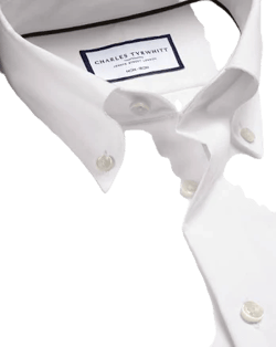 Men's Charles Tyrwhitt Button-Down Non-Iron Oxford Cotton Formal Shirt