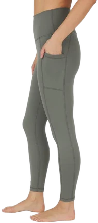 Yogalicious Lux Elastic Free High Waist Side Pocket 7/8 Ankle