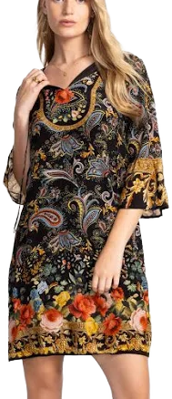 Johnny Was Women's Sofiya Silk Dress
