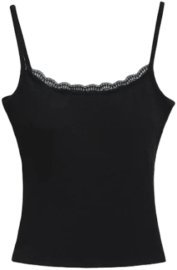 Just One Women's Lace Trim Camisoles